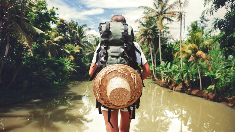 Backpacking traveler