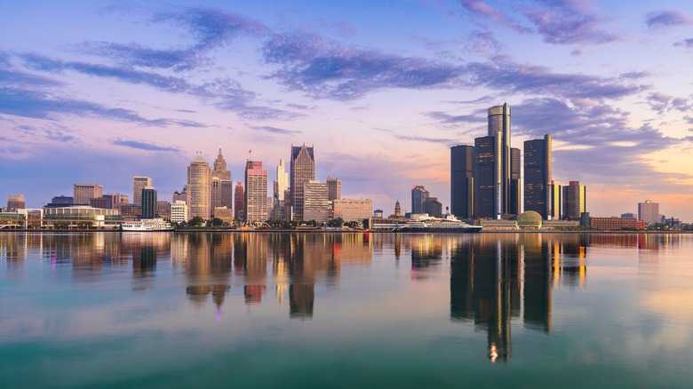 Detroit from lake