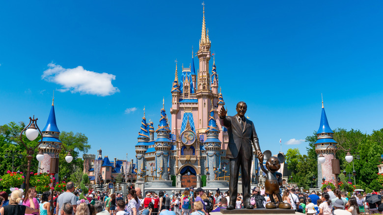Cinderella Castle 50th anniversary Partners statue