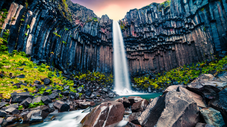 Svartifoss waterfall 