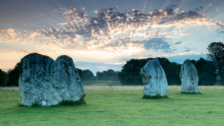 Avebury henge and stone circles.