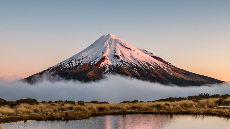 Mount Taranaki in New Zealand