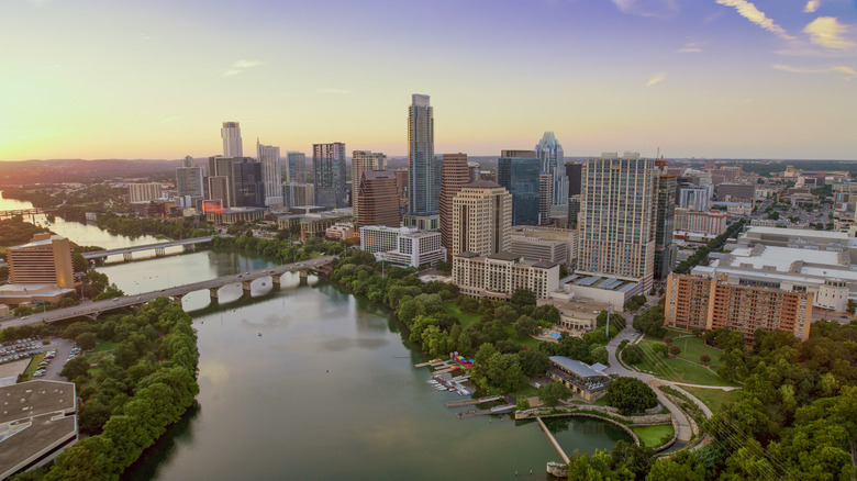 Colorado River in Austin, Texas