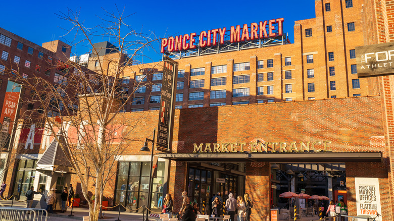 Outside Ponce City Market, Atlanta.