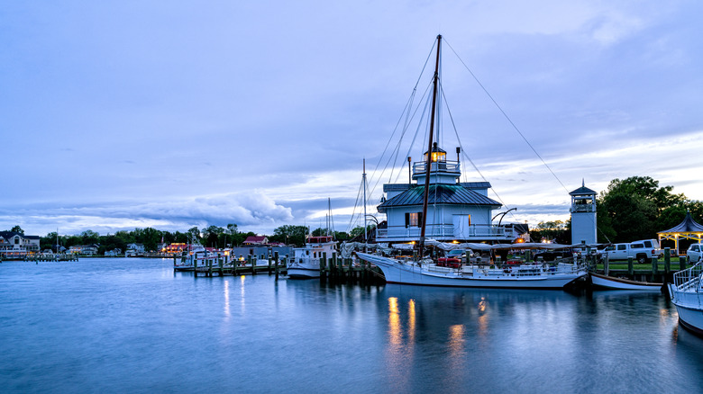 St. Michales dock at dusk