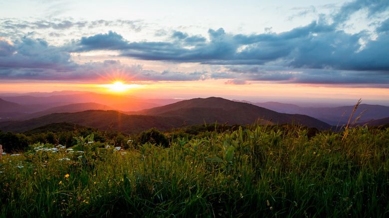Sunset from Max Patch bald