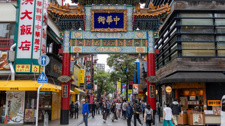 Gate in Yokohama Chinatown