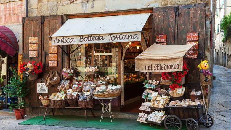 local food market in Italy