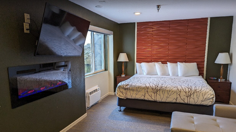 A room at Roosevelt Hotel Yellowstone