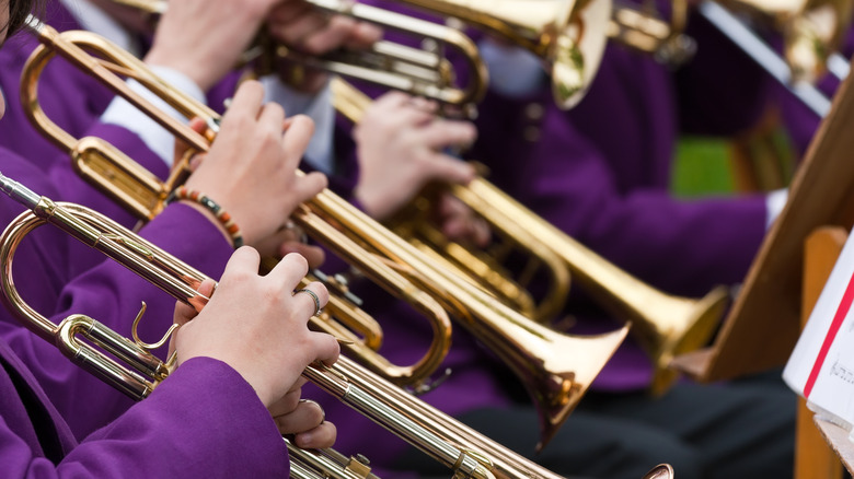 Trumpeters playing in New Orleans