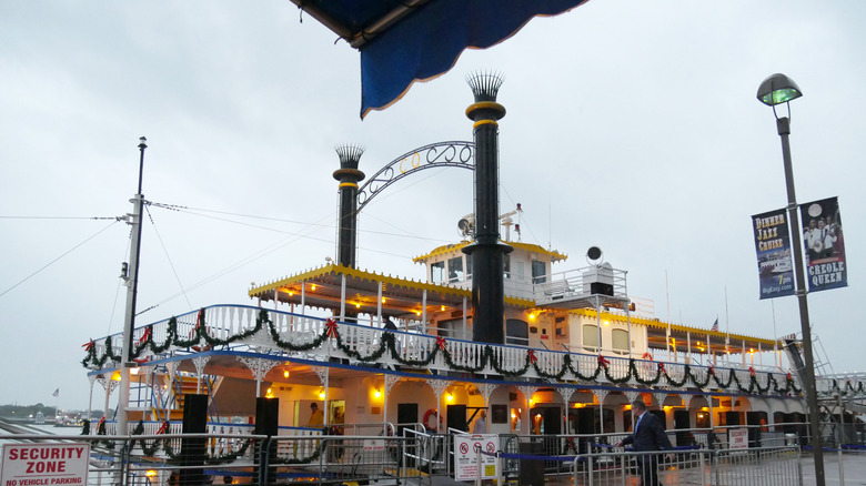 Creole Queen in the rain