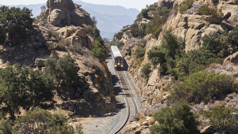 Scenic train trip