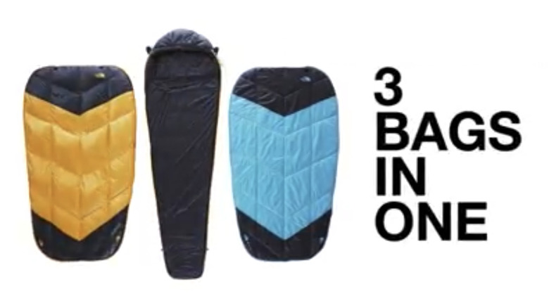The North Face One Bag and it's three layers