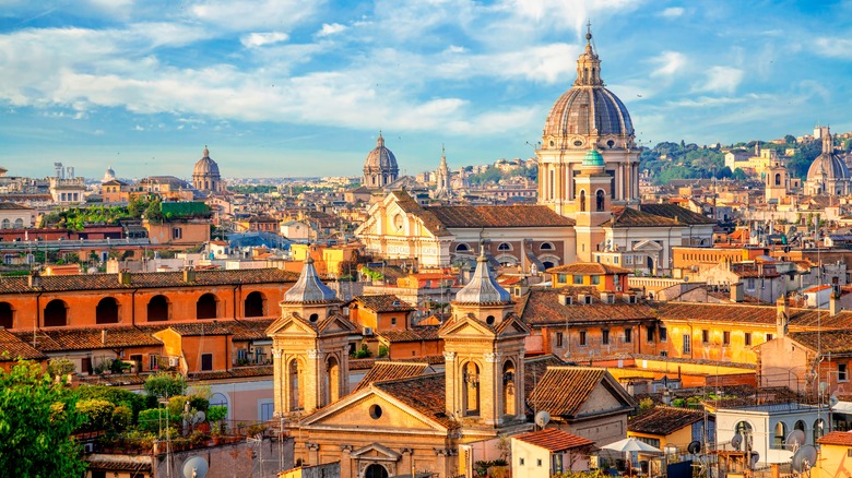 skyline view of Rome 