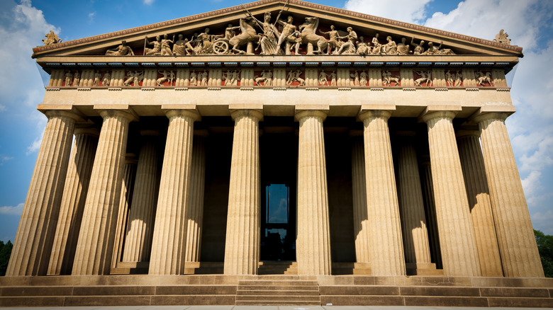 The Parthenon replica exterior