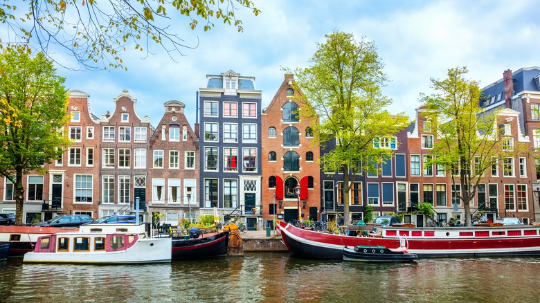 Canals and houses in Amsterdam