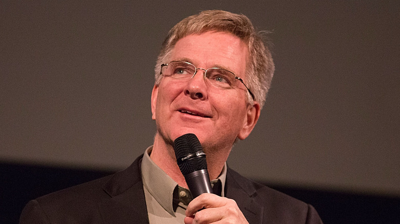 Rick Steves speaking in Austin, Texas