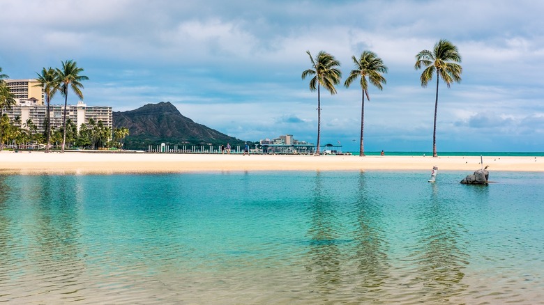 The lagoon at Oahu