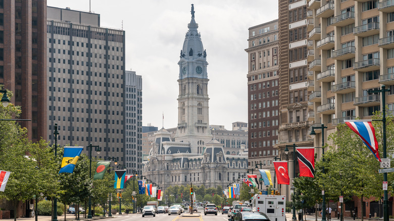 View of downtown Philadelphia, Pennsylvania