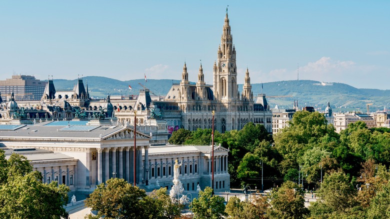 View of Vienna, Austria skyline