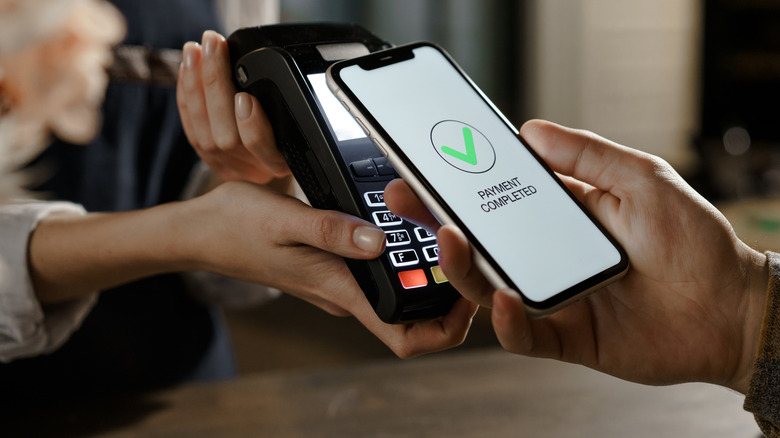 paying with phone wallet app