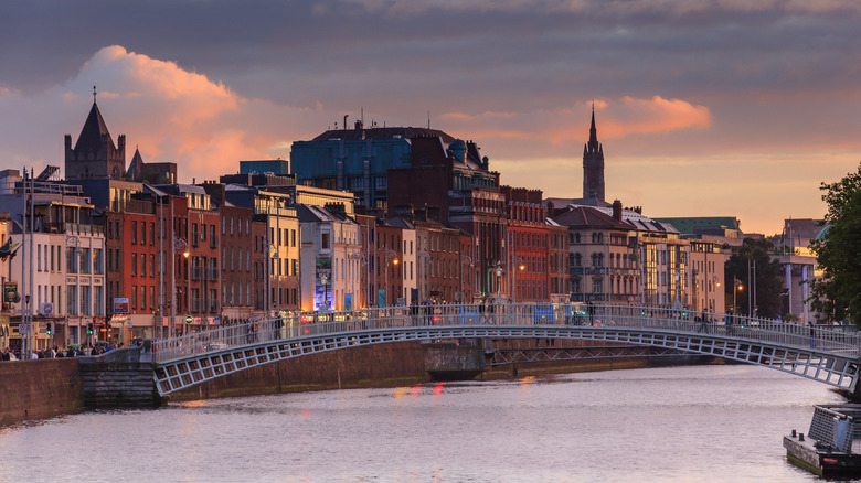 Half Penny Bridge in Dublin