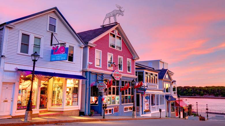 Shops in Bar Harbor, Maine
