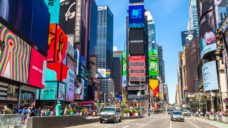 View over Times Square