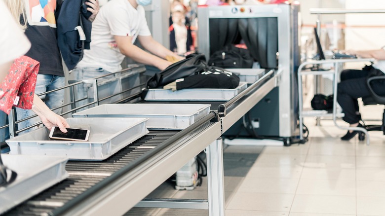Baggage inspection by TSA