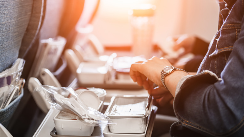 In-flight meal