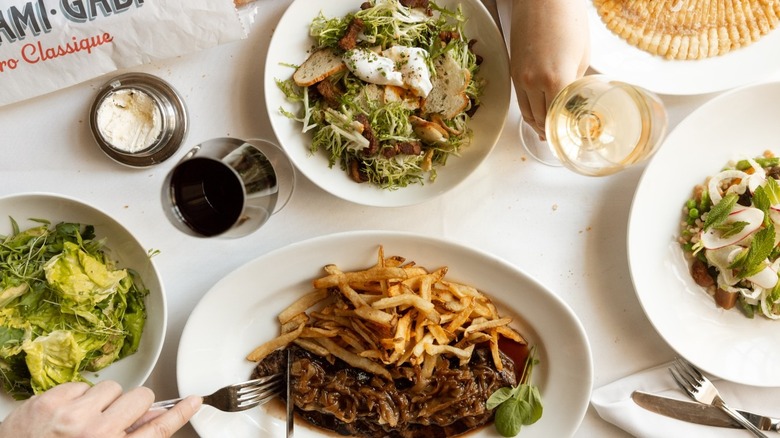 food on table mon ami