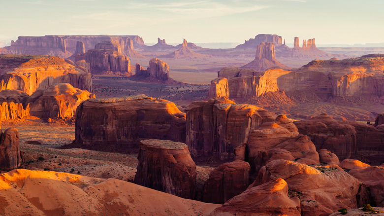 Monument Valley area on Utah-Arizona border