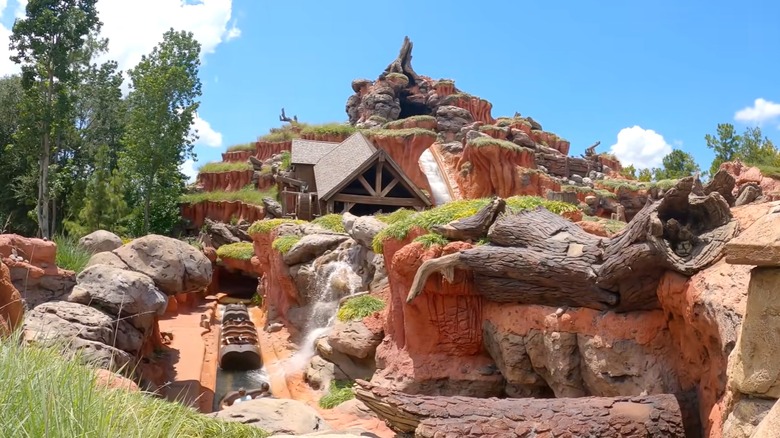 Riding Splash Mountain Disney World