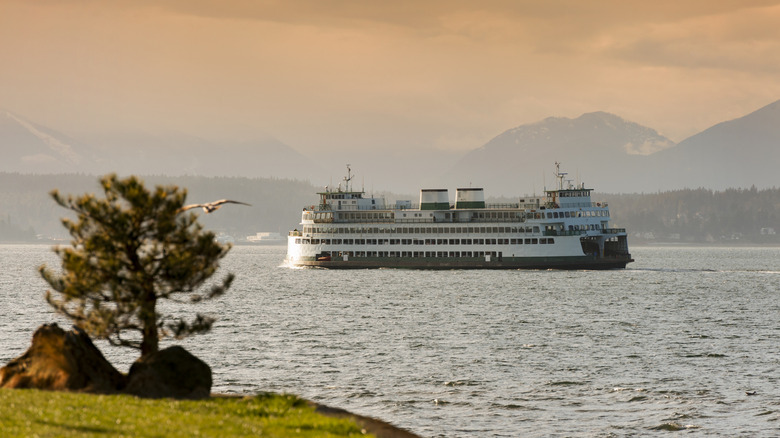 View of the Bainbridge Ferry