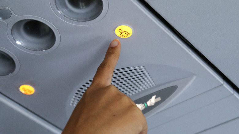 Pressing the call button