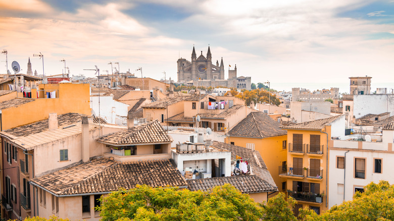 View across the rooftops of Palma de Mallorca