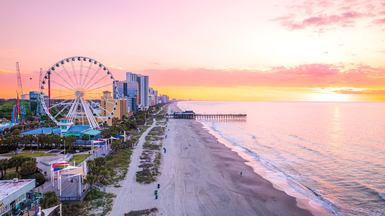 A photo of Myrtle Beach at Sunrise