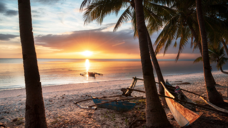 Siquijor beach sunset