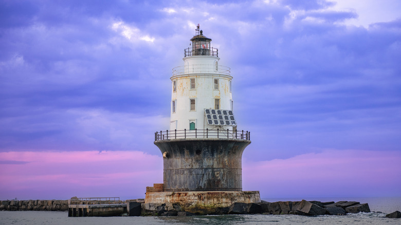 Harbor of Refuge Lighthouse at Cape Henlopen near Lewes, Delaware
