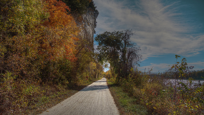 Katy Trail along Missouri River