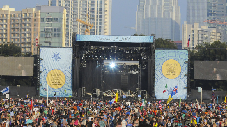 Austin City Limits stage and crowd