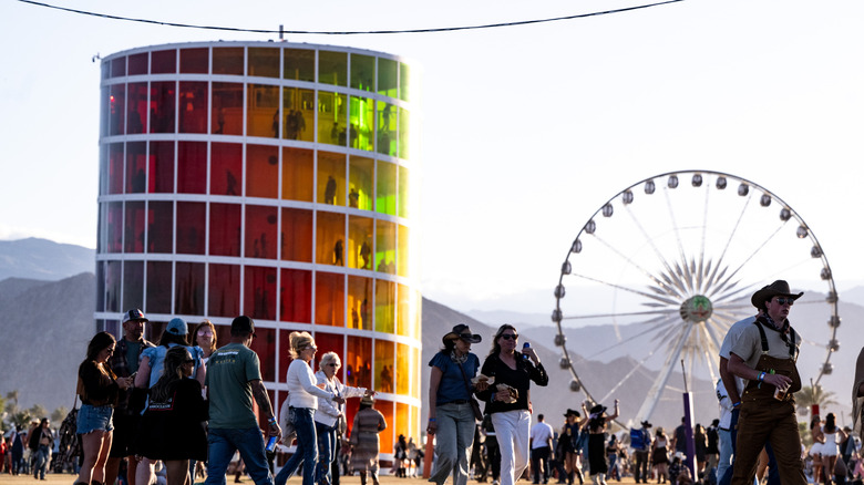 attendees at Coachella