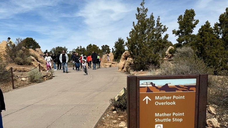 people hiking in Grand Canyon National Park