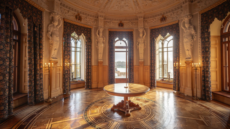 Luxe interior for a castle