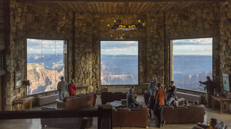 the view from Grand Canyon Lodge North Rim