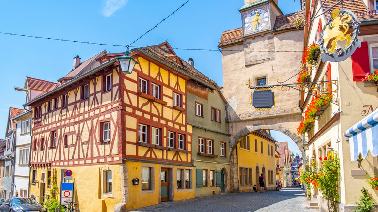buildings in Rothenburg ob der Tauber, Germany
