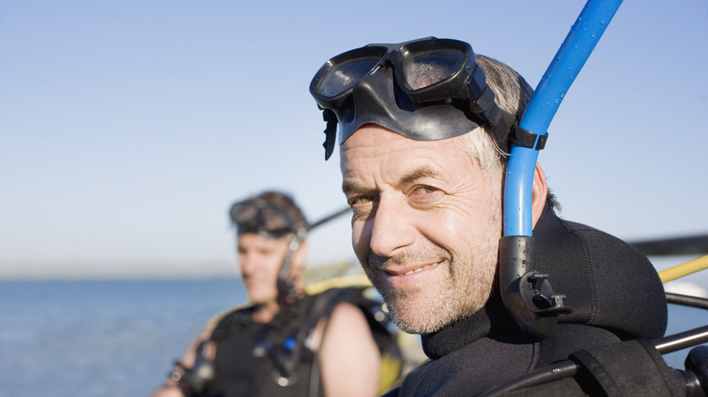 Man in scuba gear