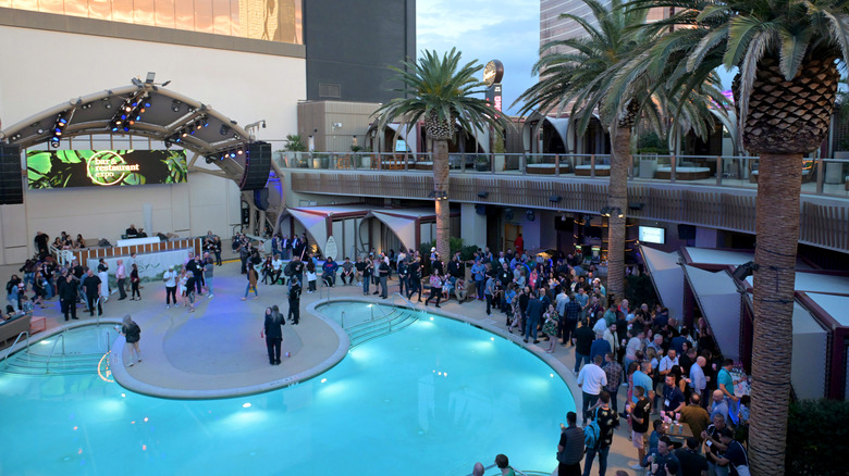 Ayu Dayclub pool with people