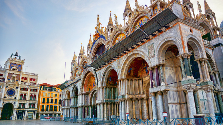 Saint Mark's Cathedral at sunrise in Venice, Italy