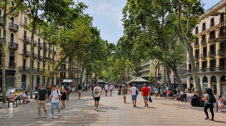 La Rambla in Barcelona